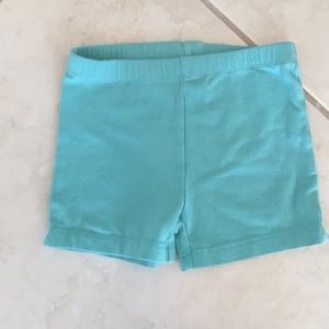 Teal high waisted shorts